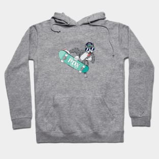 Portland Oregon Skater Cat Hoodie